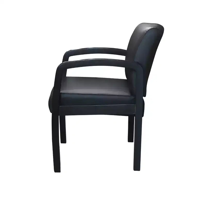 Chaise de bureau visiteur noire
