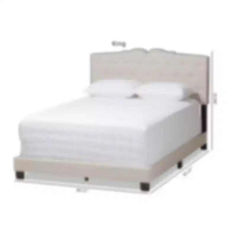 Lit double de style moderne