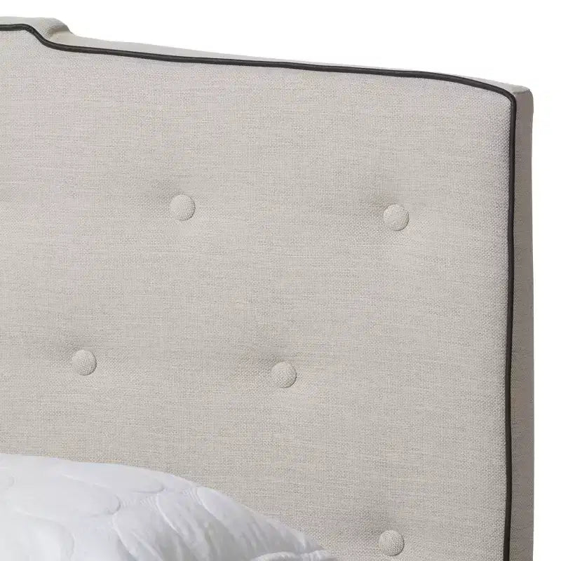 Lit double de style moderne
