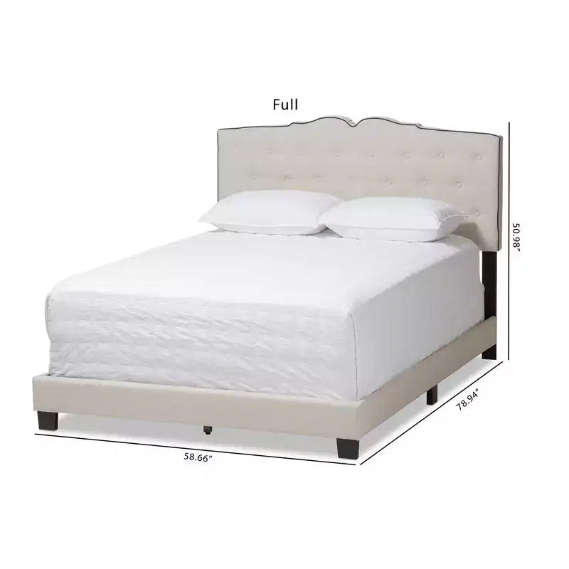 Lit double de style moderne