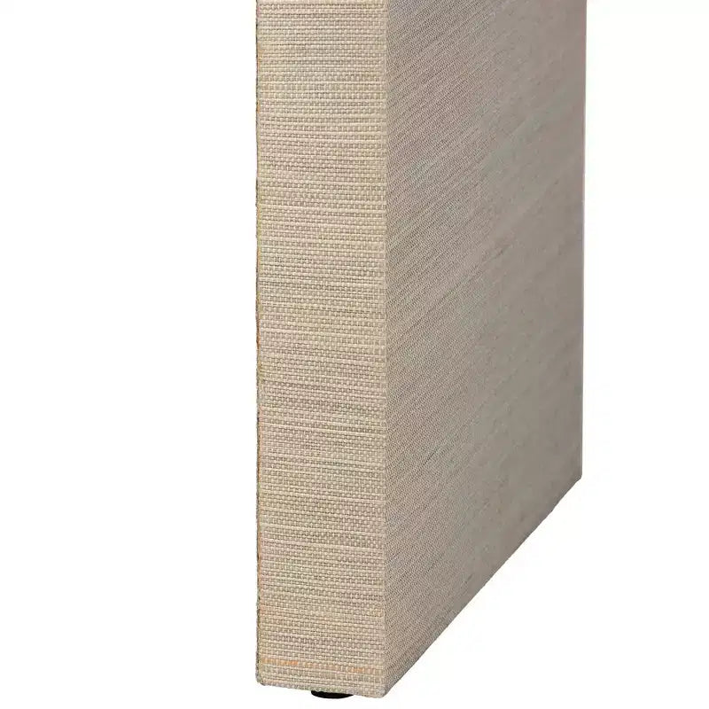 Table de commande à trois tiroirs en tissu de paille tissée