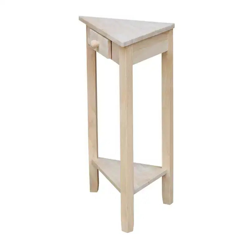 Étagère triangulaire en bois massif