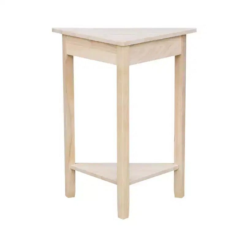 Étagère triangulaire en bois massif