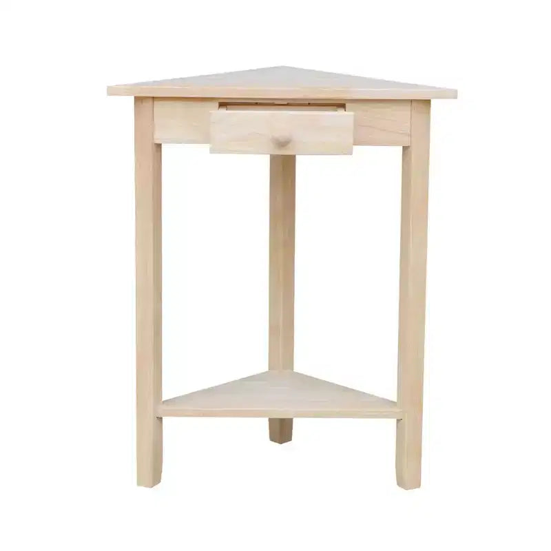 Étagère triangulaire en bois massif