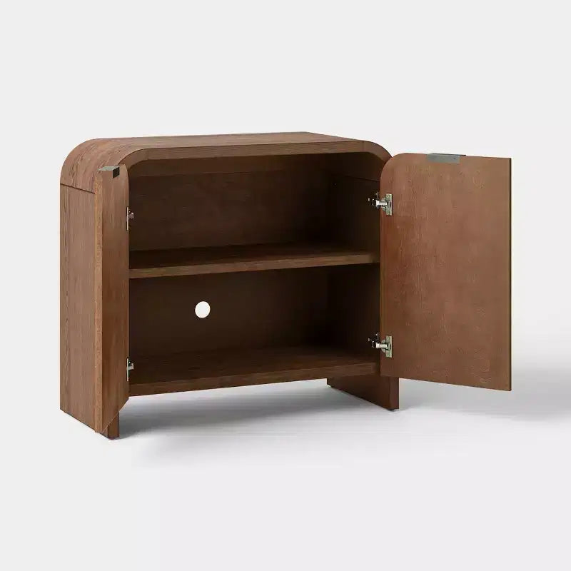 Armoire de rangement texturée à double porte