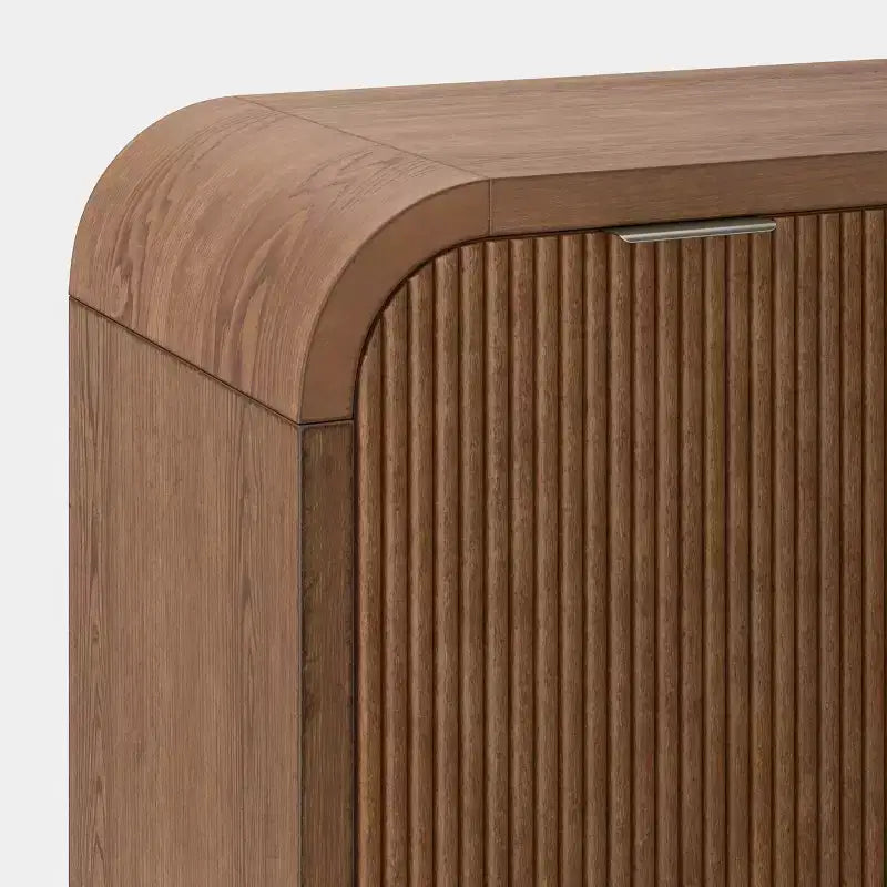 Armoire de rangement texturée à double porte