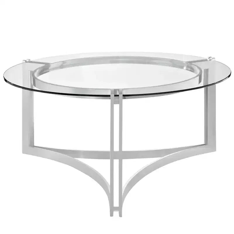 Table basse en acier inoxydable
