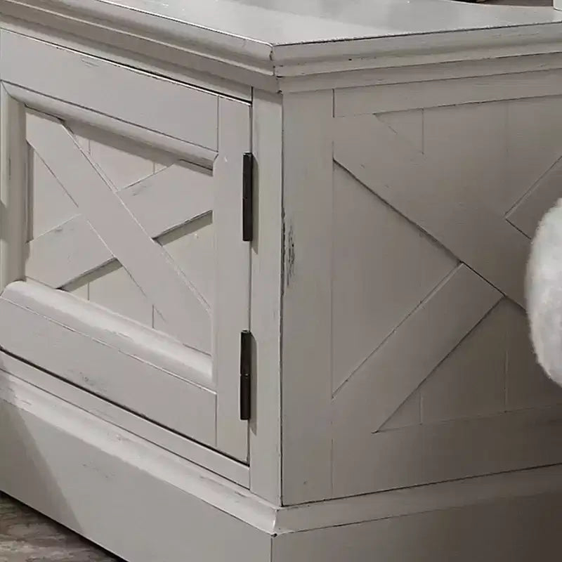 Porte-manteau de hall blanc