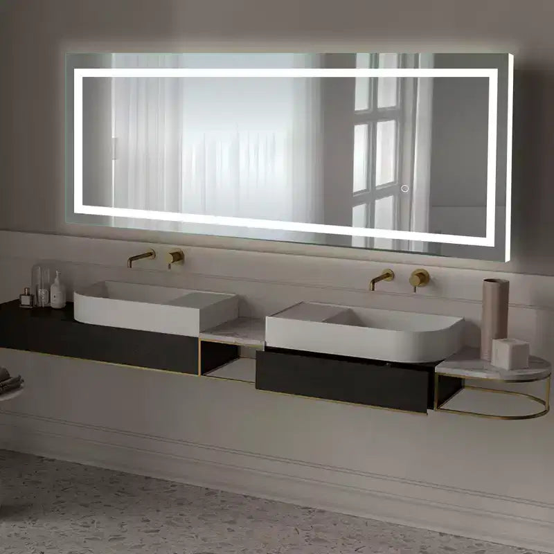 Miroir rectangulaire pleine longueur miroir sur pied