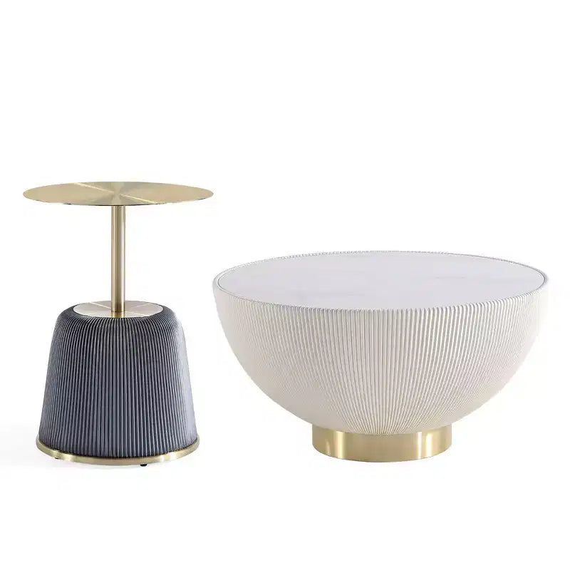 Tables basses et tables d'appoint rembourrées
