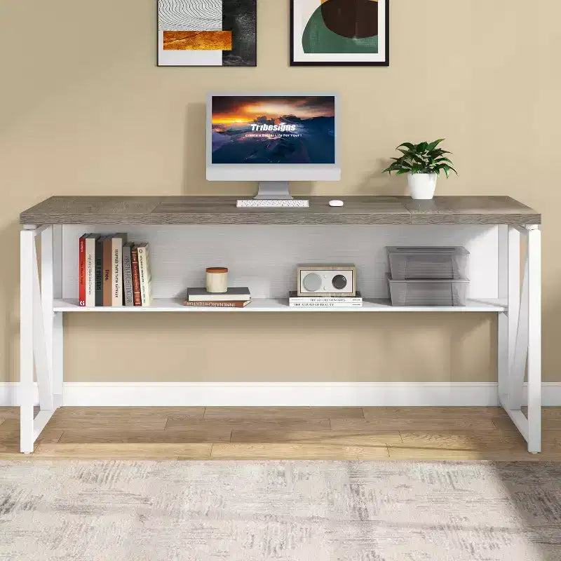 Bureau d'angle avec tiroirs