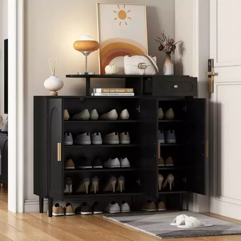 Meuble de rangement élégant pour chaussures, meuble d'appoint