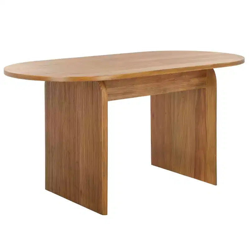 Table de salle à manger cannelée