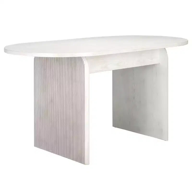 Table de salle à manger cannelée