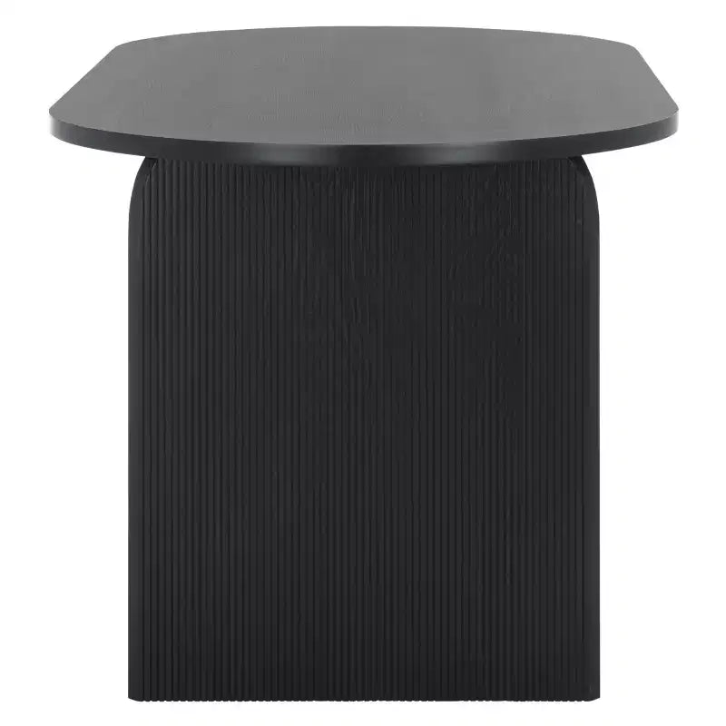 Table de salle à manger cannelée