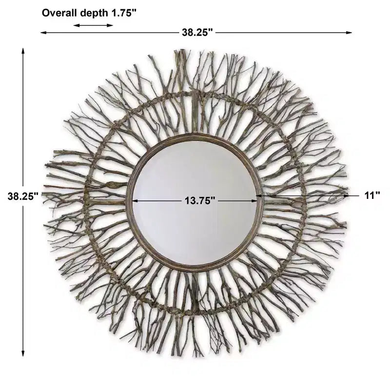 Miroir Tressé