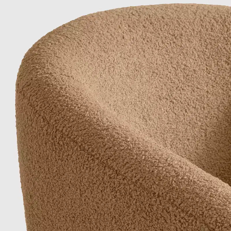 Fauteuil baquet moderne en laine de style médiéval