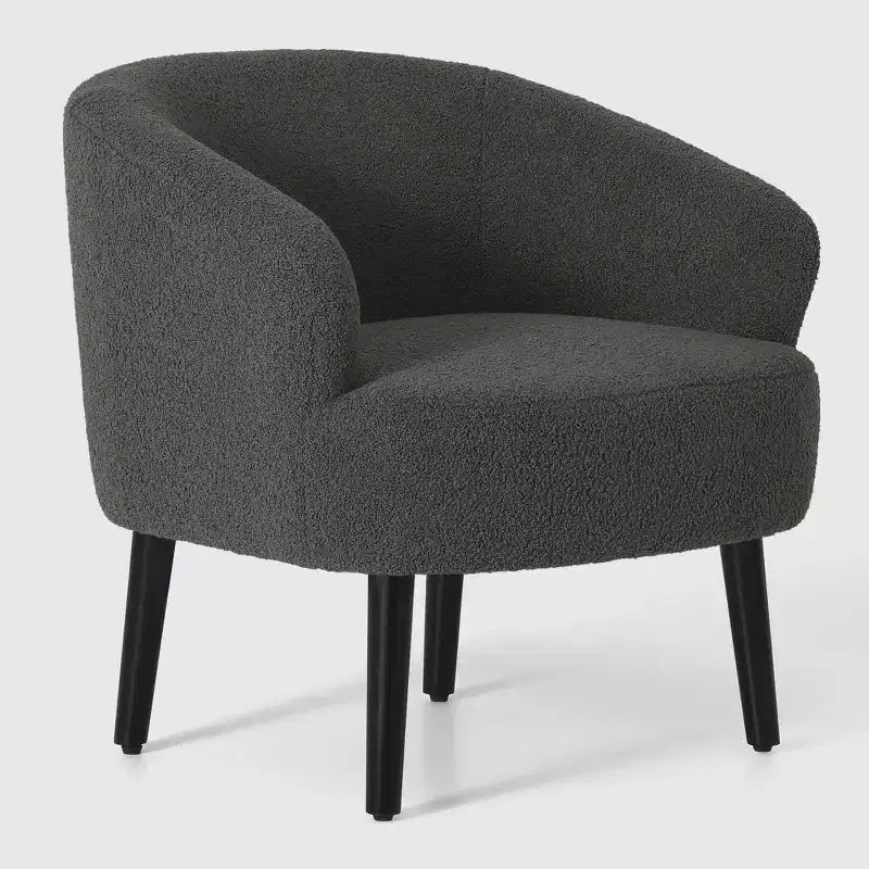 Fauteuil baquet moderne en laine de style médiéval