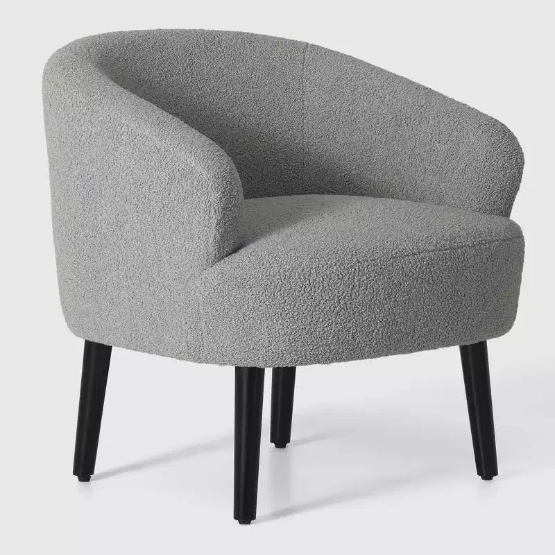 Fauteuil baquet moderne en laine de style médiéval