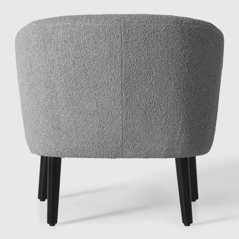 Fauteuil baquet moderne en laine de style médiéval