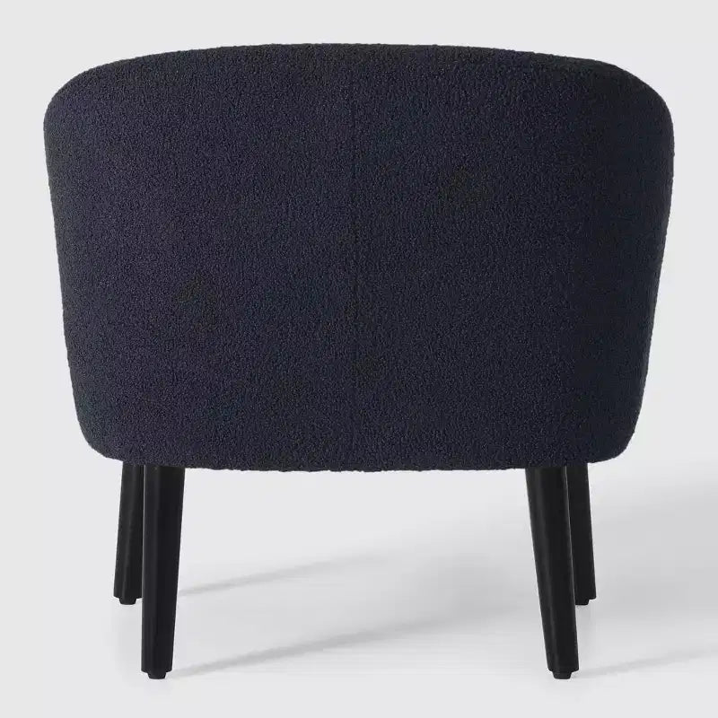 Fauteuil baquet moderne en laine de style médiéval