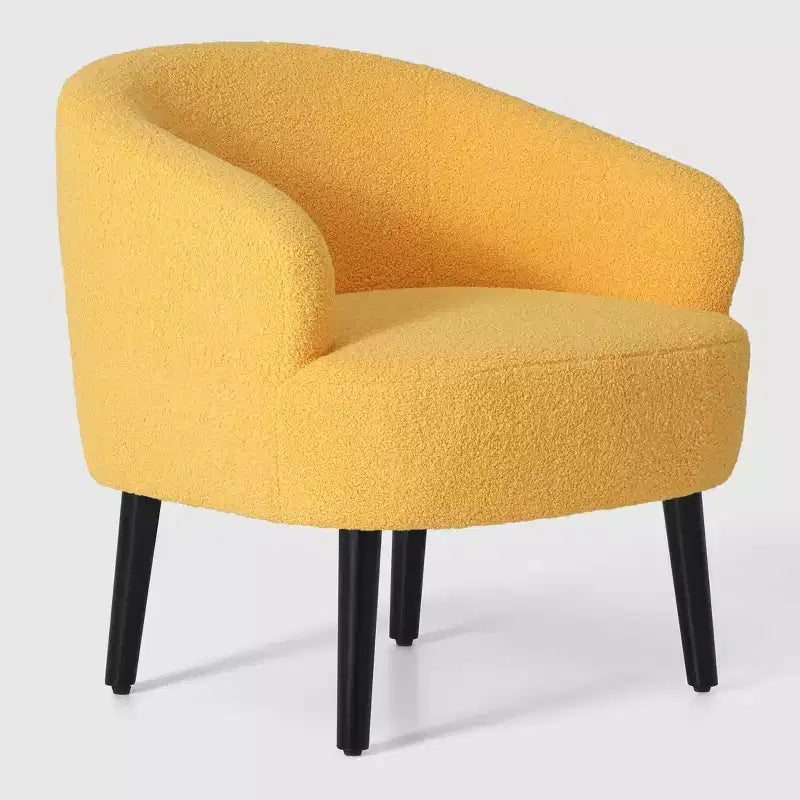 Fauteuil baquet moderne en laine de style médiéval