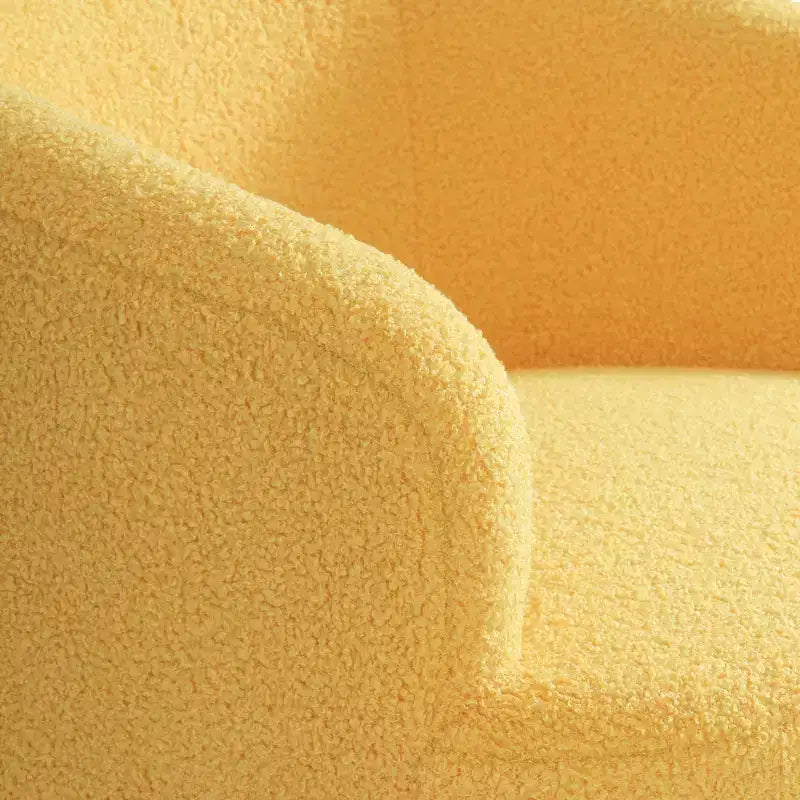 Fauteuil baquet moderne en laine de style médiéval