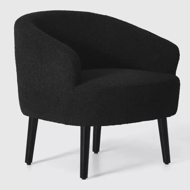 Fauteuil baquet moderne en laine de style médiéval