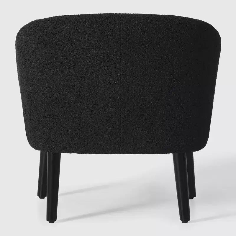 Fauteuil baquet moderne en laine de style médiéval