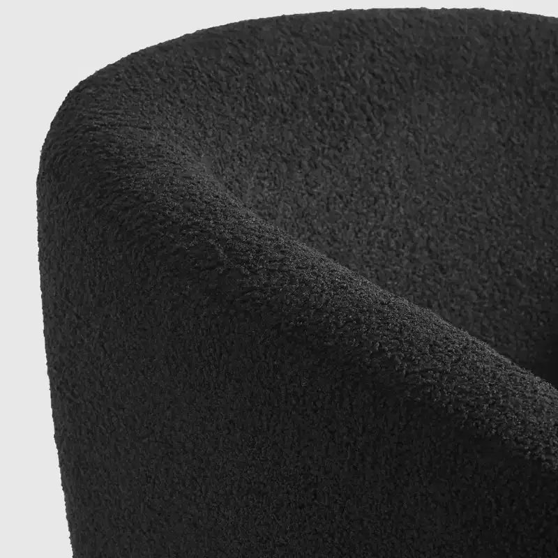Fauteuil baquet moderne en laine de style médiéval