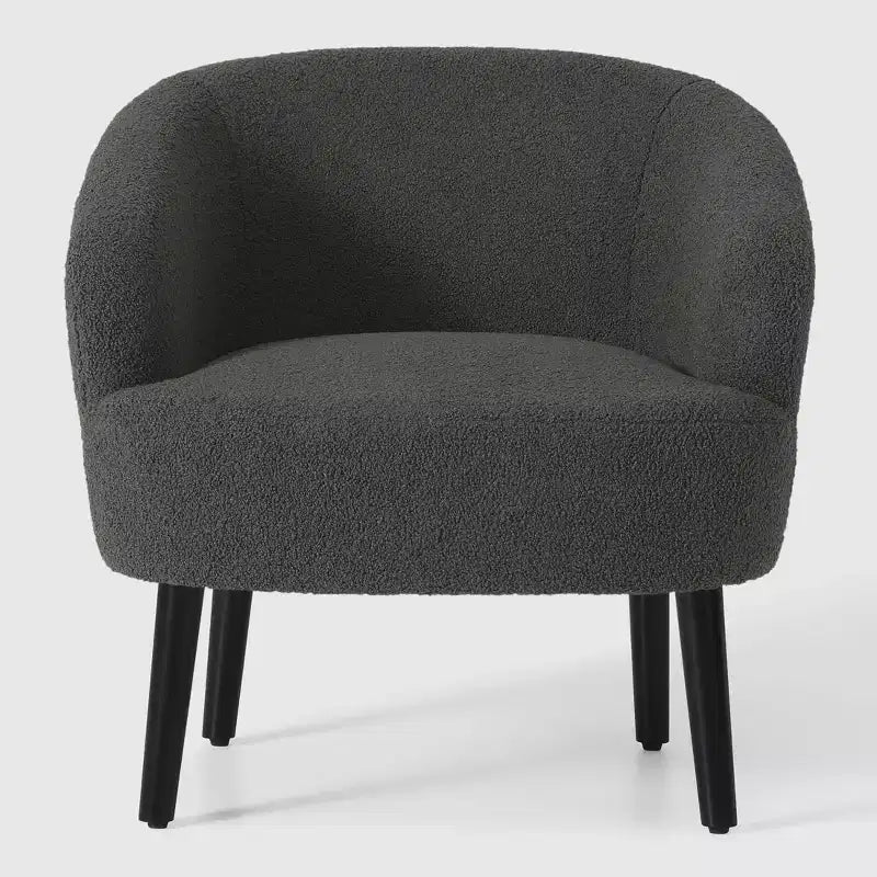 Fauteuil baquet moderne en laine de style médiéval