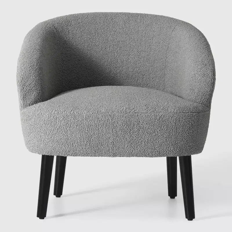 Fauteuil baquet moderne en laine de style médiéval