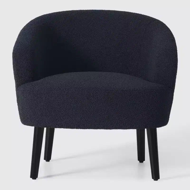 Fauteuil baquet moderne en laine de style médiéval