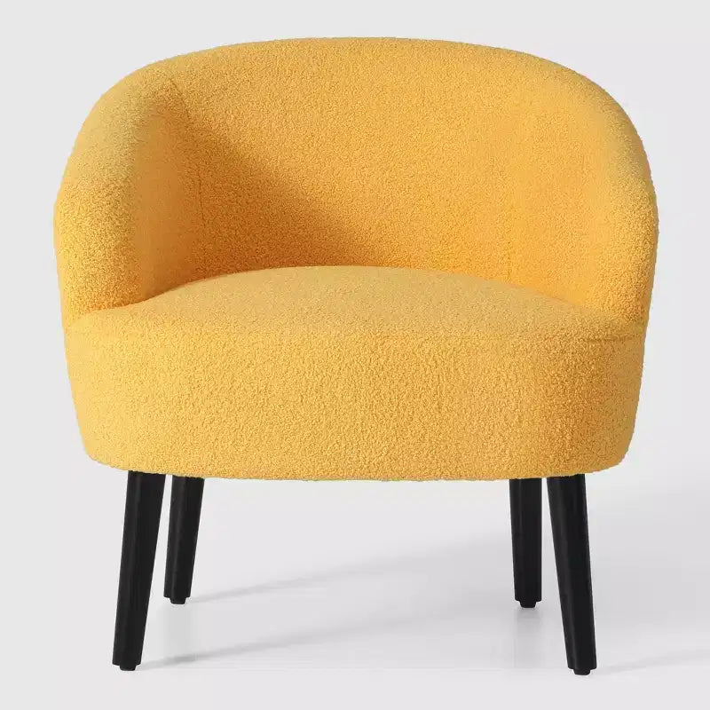 Fauteuil baquet moderne en laine de style médiéval