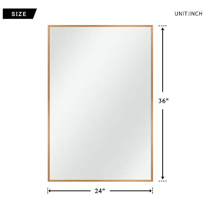 Miroir de courtoisie de salle de bain moderne, miroir mural décoratif
