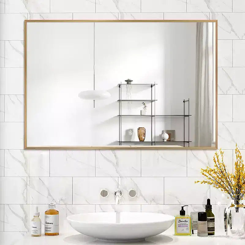 Miroir de courtoisie de salle de bain moderne, miroir mural décoratif