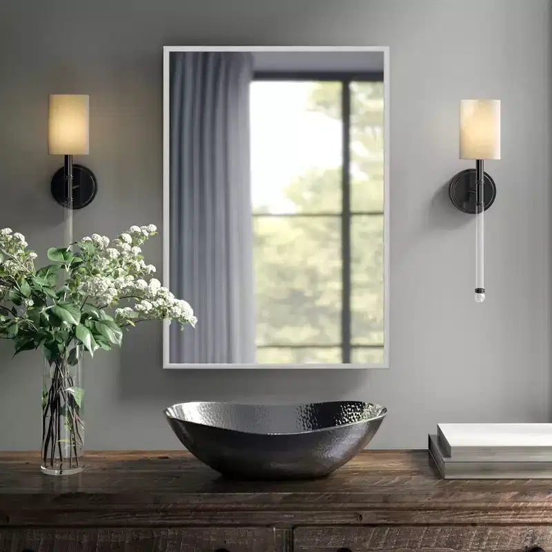 Miroir de courtoisie de salle de bain moderne, miroir mural décoratif