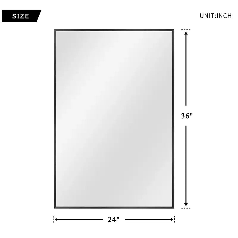Miroir de courtoisie de salle de bain moderne, miroir mural décoratif