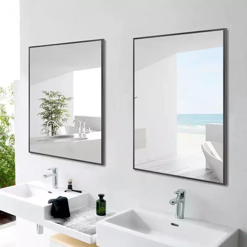Miroir de courtoisie de salle de bain moderne, miroir mural décoratif