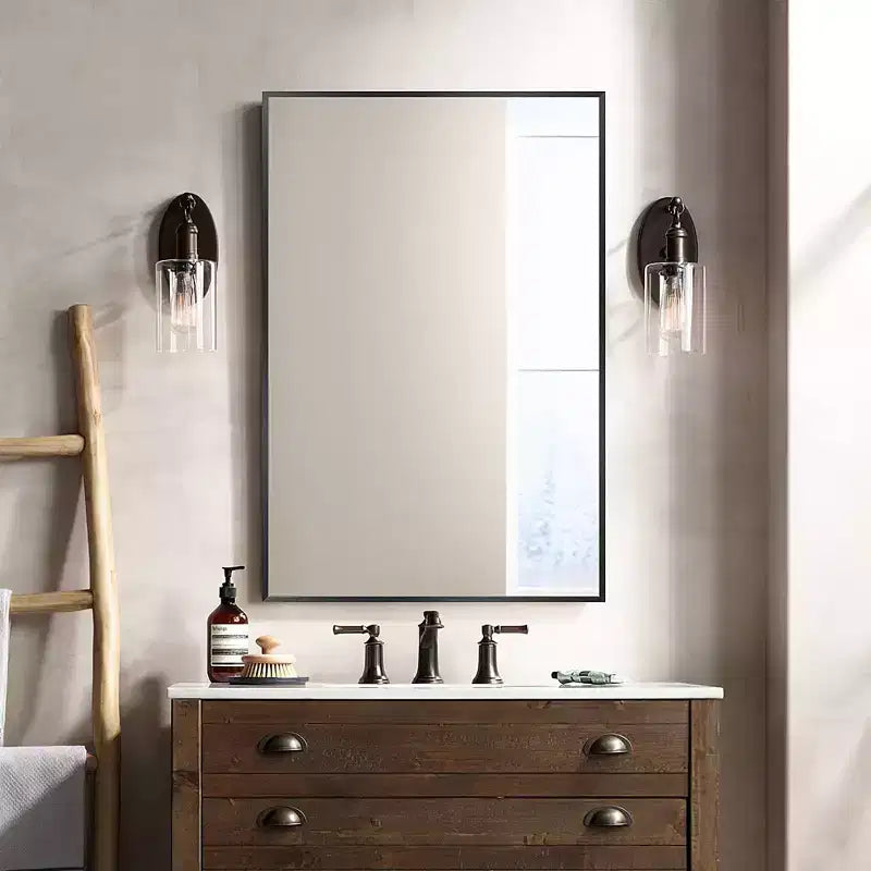Miroir de courtoisie de salle de bain moderne, miroir mural décoratif