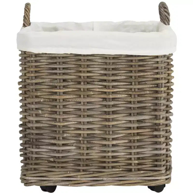 Panier à linge à roulettes