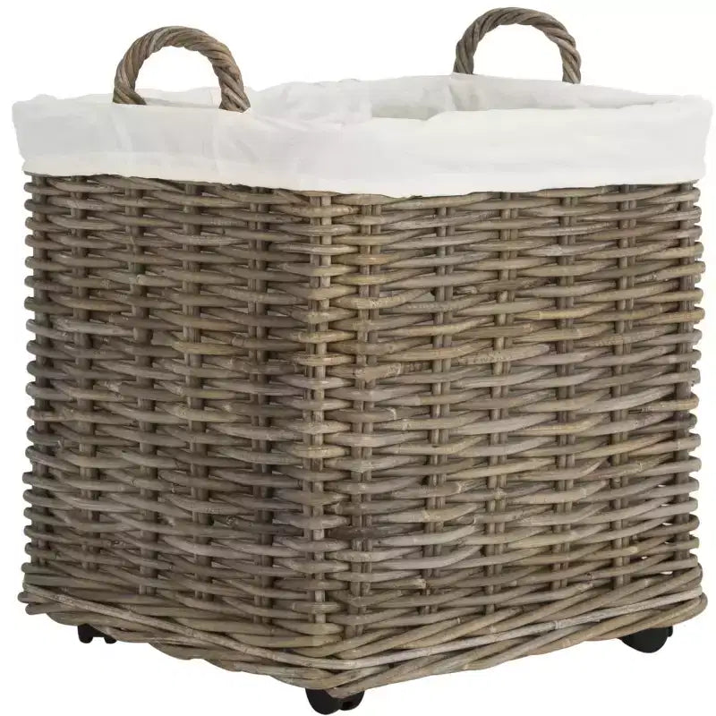 Panier à linge à roulettes