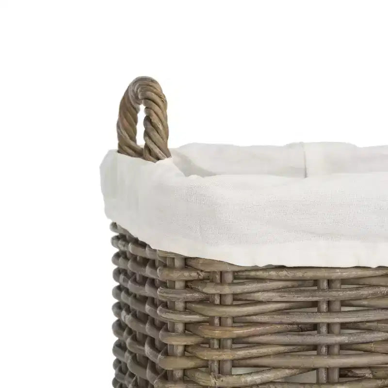 Panier à linge à roulettes