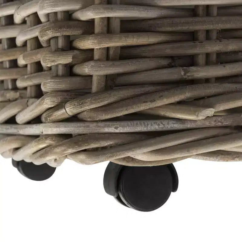 Panier à linge à roulettes
