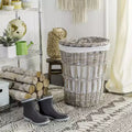 Panier à linge avec doublure