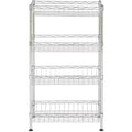 Gaston 4 Tier Mini Rack - Chrome - Safavieh