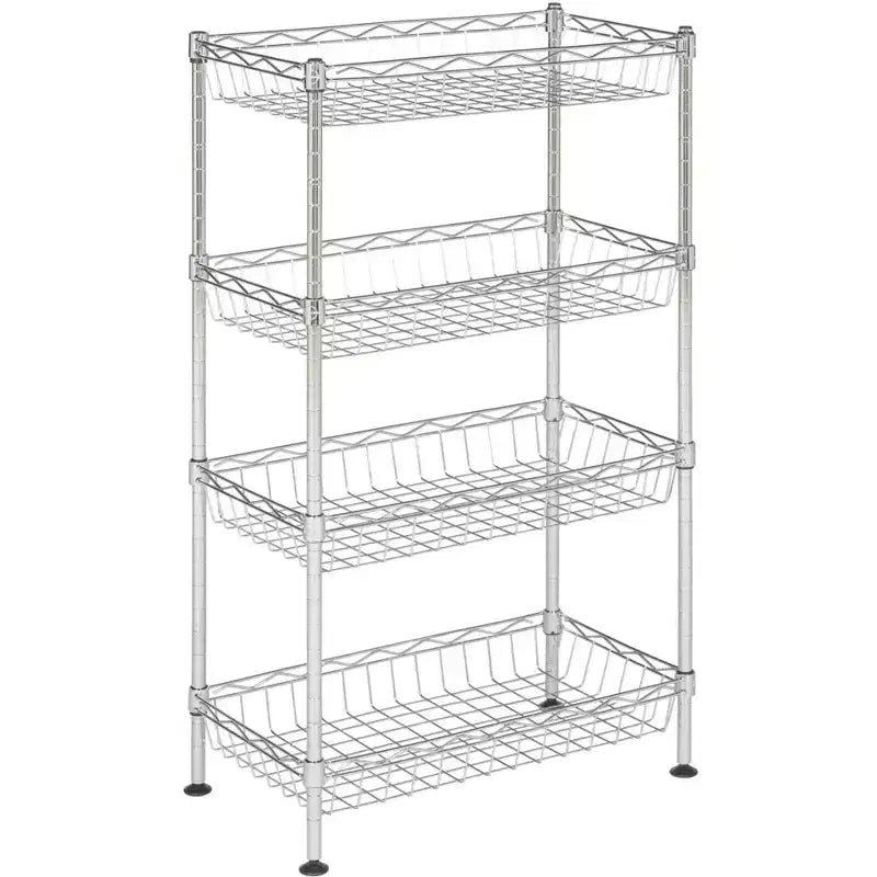 Mini-étagère de rangement à quatre niveaux