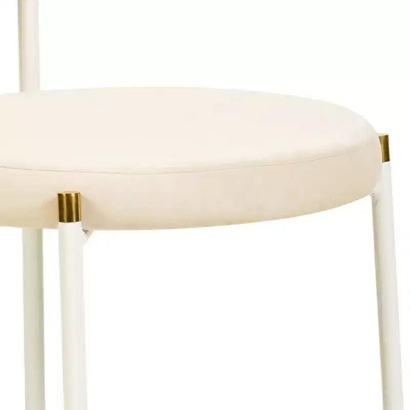 Chaise de salle à manger en velours