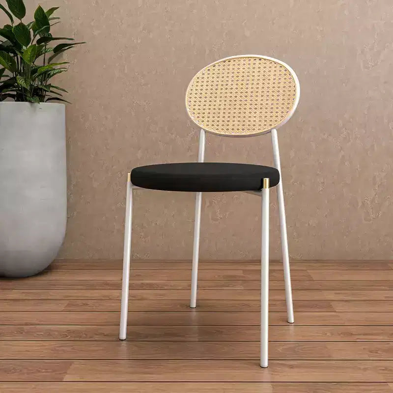 Chaise de salle à manger en velours