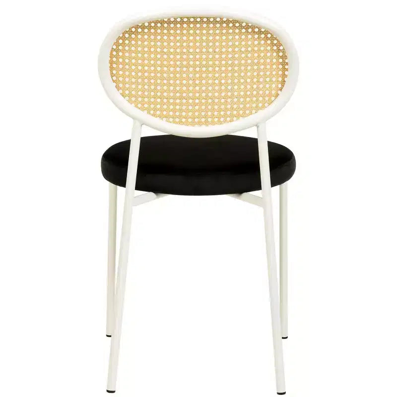 Chaise de salle à manger en velours
